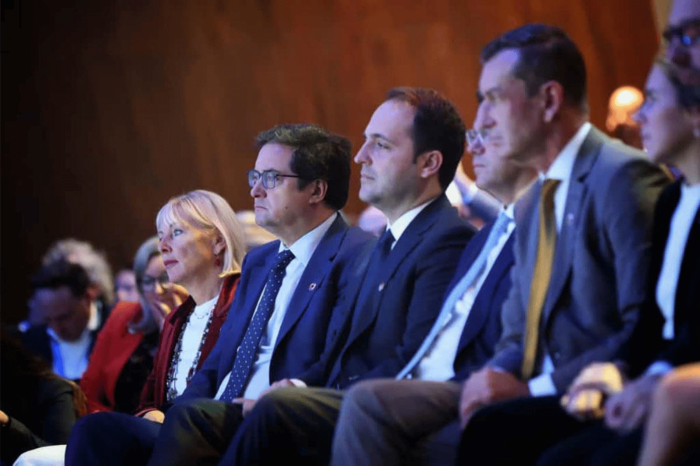 El ministro para la Transformación Digital y de la Función Pública, Óscar López, en la Cumbre de Soberanía Digital Europea celebrada en Berlín.