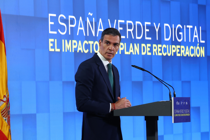 El presidente del Gobierno, Pedro Sánchez