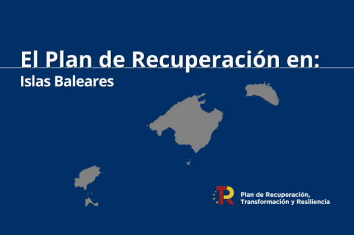 Mapa Islas Baleares.