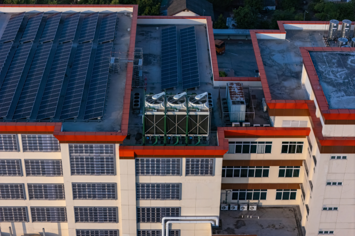 sistemas de refrigeración en un edificio