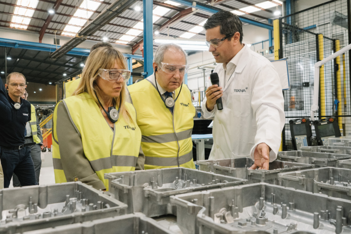 El ministro de Industria y Turismo, Jordi Hereu, en Teknia