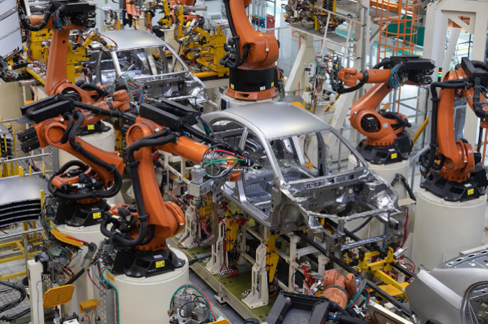 cadena de producci&oacute;n de coches