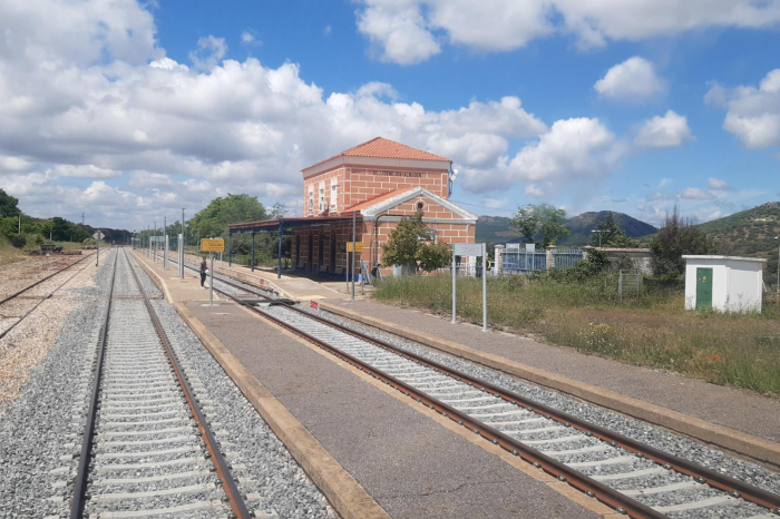 Estación en el nuevo tramo de vía
