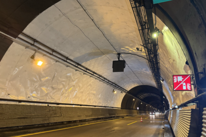 interior del túnel