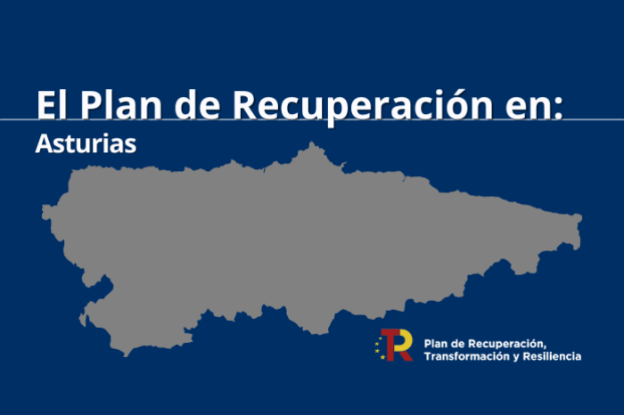 Mapa de Asturias.