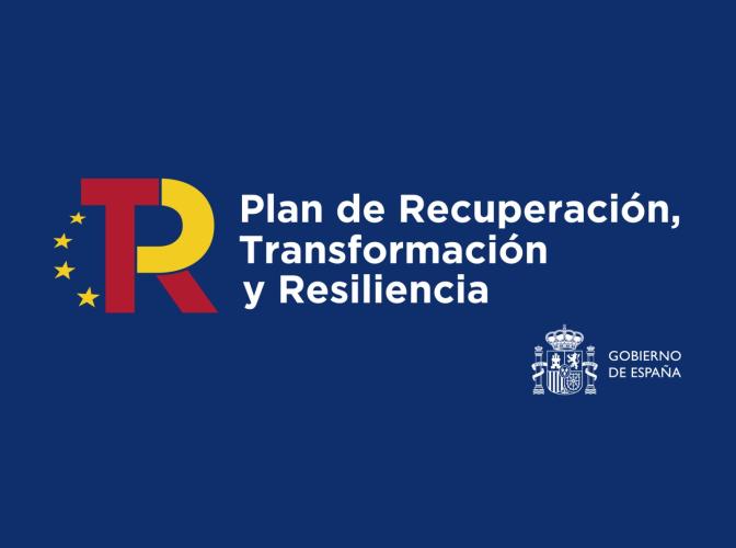 Logo del Plan de Recuperaci&oacute;n, Transformaci&oacute;n y Resiliencia