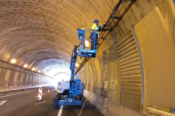 obras en un túnel