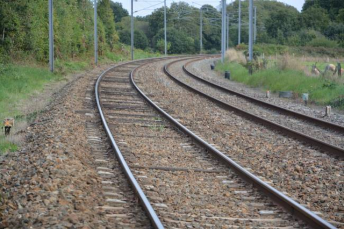 Vías de un tren
